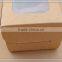 kraft paper 2 pcs cup cake box with PVC window