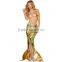 perfect mermaid sexy role-playing long skirt suit uniform lingerie sets,bra and dress