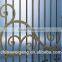 Decorative acoustic wrought iron room divider