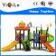 stainless steel tube slide plastic swing for kids outdoor playground animal sculpture