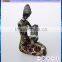 Home Decoration Sexy African Lady Resin Figure