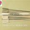 250mm bamboo paddle bbq flag skewers with green husk skin for wholesale