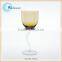 twist ball stem wine glass, Margaret glass stemware