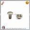 Hot Sale Shiny Silver Metal Hollow Rivet For Shoe