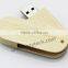 2017 New gift printed logo Wooden swivel flash drive disk 2gb 8gb