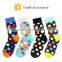 Famous Collection Painting Casual Cotton Fashion Crew Socks Custom