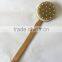 Wooden handle wood&bristle brush bath brush