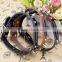 Custom logo Leather dog collar/Spiked leather dog collar