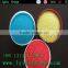 Flourescent plastic pebbles, garden decorative plastic pebbles