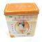 Customized size tin container with beautiful logo and food grade material