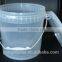 Food grade BPA free clear plastic bucket cheap plastic bucket manufacturer for wholesales