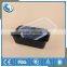 black takeaway food container with cutlery 3 compartment 1000ml