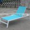 Outdoor Canvas Beach Chair Pool Chaise Lounger