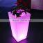 sun-resistant UV8 Chargeable Outdoor LED lighted planter pot