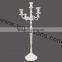 Wholesale Hot white candelabra for wedding decoration