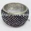 napkin ring Modern decoration | SILVER NAPKIN RING | Wedding wood napkin ring