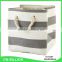 Home storage colored cheap folding paper cloth basket