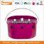 Customized bright purple galvanized steel christmas ice bucket