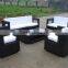 Fashionable patio wicker sofa set