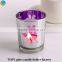 Lover glass candle holders jar candles