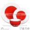 16pcs round shape new white porcelain dinner set