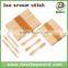 Flat edge wooden ice cream sticks