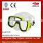 Scuba safety lens wide view skirt diving mask