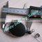 Metal Frame Carabiner Style Retractable Reel ID Badge Holder