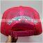 fashion cheap custom 5 panel mesh shine trucker caps with shine embroidery logo