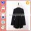 40% cotton fall wide placket cropped hem long women lady wrap coat