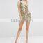 Fashion Sequin Dress Women Cocktail Photo Mini Embellished Dresses HSD2797