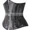 Best Faux Leather Double Steel Boned Corset Waist Training Corset Body Shaper for Women