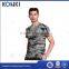 short sleeve camouflage t shirt 100% cotton t shirt for men
