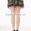 2016 new arrival women fashion leopard layered skirt factory price