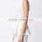 best selling girls white double layered ruffle blouse cheap price