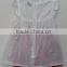 Baby Girls Lucid White Dress With Red Hot Shorts for Summer