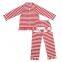 2017 Clothing Kids Stripe Pajamas Cotton Children Christmas Pajamas