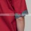 Juqian new fashion Man Chef's Short Sleeve Jacket Restaurant & Hotel Kitchen Chef Uniform colors