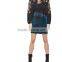 2017 OEM Spring Elegant High Waisted Velvet Wrap Around Skirt