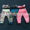 QL-378 cute design baby harem pants match headband wholesale 2016