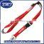 fashion cute polyester printed edge stitch lanyards