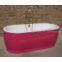 enamel free standing cast iron bathtub
