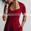 CHEFON Pocketed knee length new women work dresses 2016