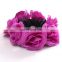 Stylish Women Girl Rose Flower Hair Band Rope Elastic Ponytail Holder Scrunchie