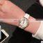 Luxury Rhinestone Glitter Watch Women Genuine Leather watch Diamond Hour Clock Ladies Watch