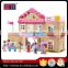 Funny series educational toys for kids building block set fashion house