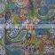 White Indian Bedspreads Kantha Quilt Blanket Gudari Handmade Bed Cover Throw coverlet Art