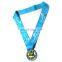 Copper Football with Gold or Silver Pink Plated 3D Sport Medal