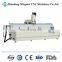 2016 hot sale cheap 3+1 axis CNC drilling milling machine for aluminum profile