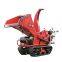 self propelled orchard wood shredder